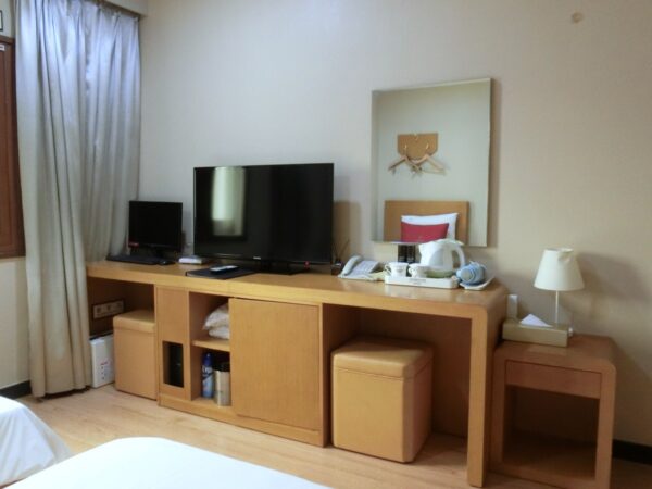 釜山のシンシンホテルの部屋