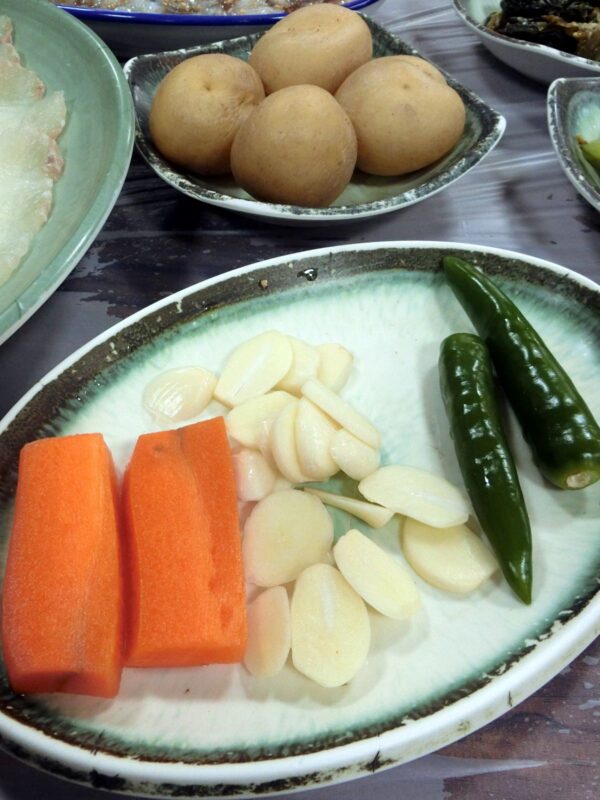 チャガルチ市場で食べた料理