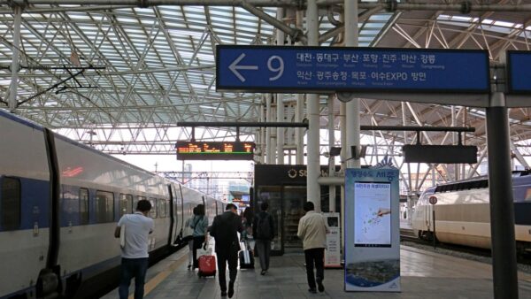 KTXソウル駅の9番ホーム