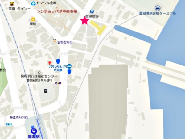 東海にある「デウカルグッス」の付近図