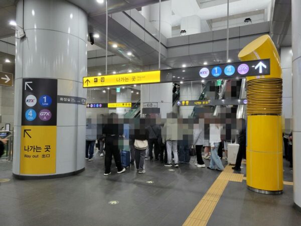2025年A'REXソウル駅構内地下6階