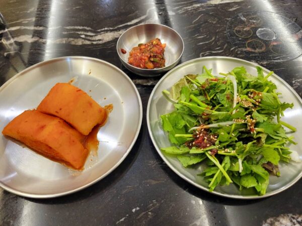 「陵洞ミナリ」の料理