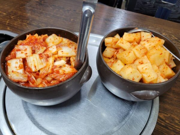 東大門にある「テファジョン チンチャヘジャングッ」の料理