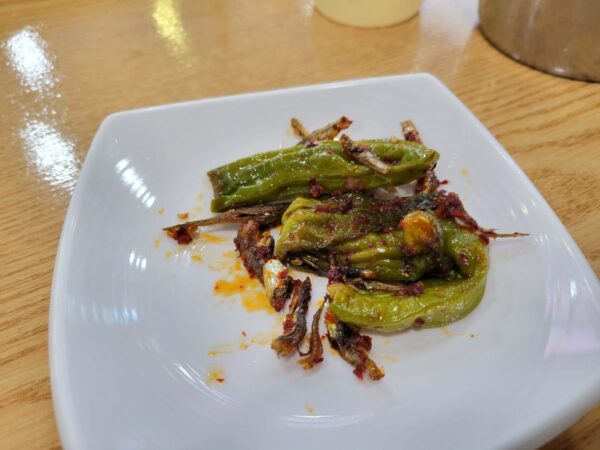 釜山の沙上にある「ヘドジアグチム」の料理