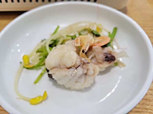 釜山の沙上にある「ヘドジアグチム」の料理