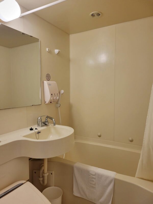 東横イン釜山西面のバスルーム