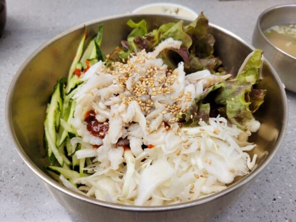 釜山の西面にある「フェグッスハルメチッ」のフェグッス