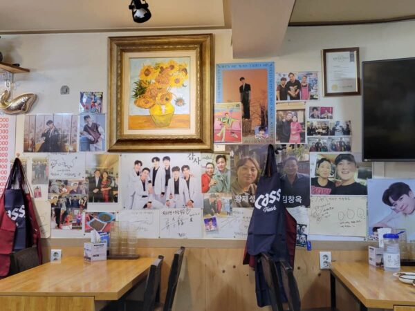 「智異山オタングッス 合井店」の店内